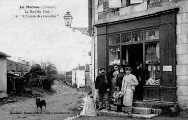 Iconographie - La rue du port et l'Union des Familles