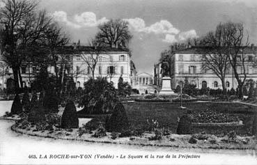 Iconographie - Le square et la rue de la préfecture