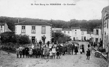 Iconographie - Petit Bourg des Herbiers - Le carrefour