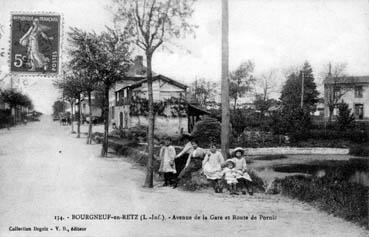 Iconographie - Avenue de la Gare et route de Pornic