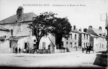Iconographie - Gendarmerie et route de Bouin