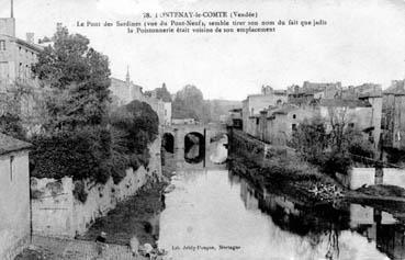 Iconographie - Le pont des Sardines (vue du Pont - Neuf)