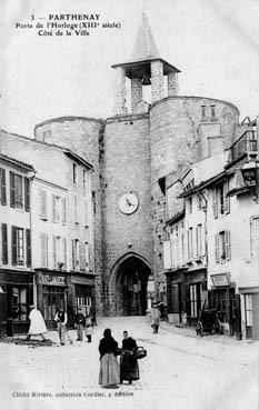 Iconographie - Porte de l'Horloge ( XVIIIe siècle ) - Côté de la  ville