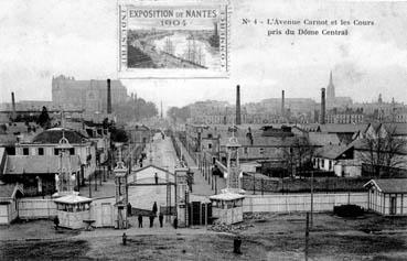 Iconographie - L'avenue Carnot et les cours pris du dôme central