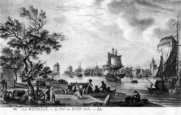 Iconographie - Le port de La Rochelle au XVIIIe siècle