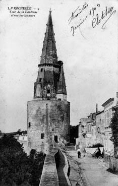 Iconographie - Tour de la Lanterne et rue sur les murs