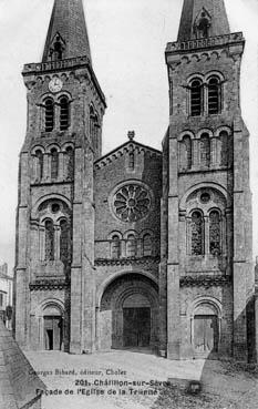 Iconographie - Façade de l'église de la Trinité