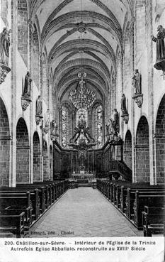 iconographie - Intérieur de l'église de la Trinité