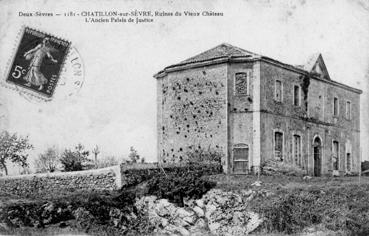 iconographie - Ruines du Vieux Château - L'Ancien Palais de Justice