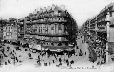 Iconographie - Marseille - Rue de la République