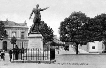 Iconographie - Statue et place du Général Mollinet