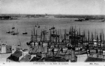 Iconographie - Port-Louis - La rade de Lorient