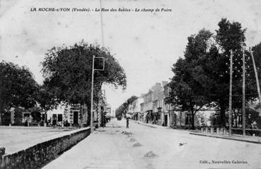 Iconographie - La rue des Sables - Le champ de foire