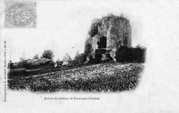 Iconographie - Ruines du château de Pouzauges