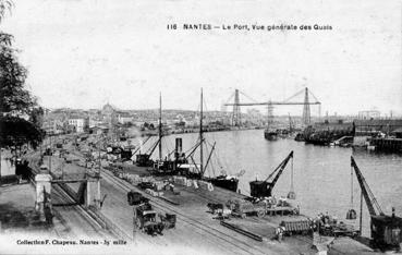 Iconographie - Le port, vue générale des quais