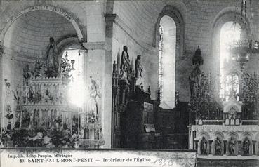 Iconographie - Intérieur de l'église