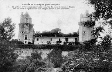 Iconographie - Le château d'Apremont construit en 1520