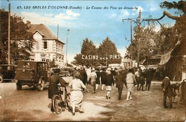 Iconographie - Le casino des Pins, un dimanche