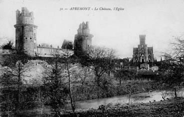 Iconographie - Le château, l'église