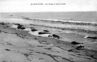 Iconographie - La plage à marée haute