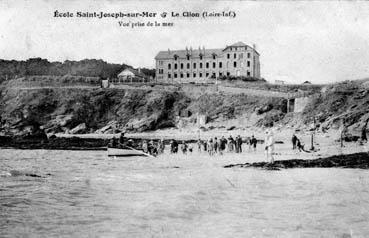 Iconographie - Ecole Saint-Joseph-sur-Mer - Vue prise de la mer