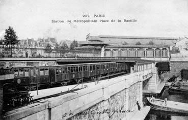 Iconographie - Station de métropolitain. Place de la Bastille
