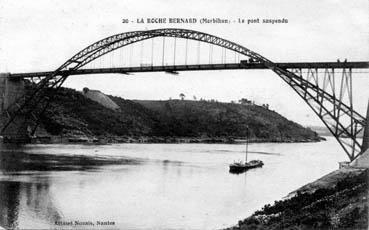 Iconographie - La Roche-Bernard - Le pont suspendu