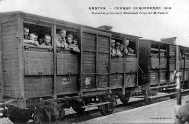 Iconographie - Guerre européenne 1914 - Convoi de prisonniers allemands