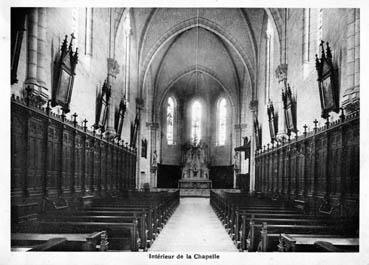 Iconographie - Institution Richelieu - intérieur de la chapelle
