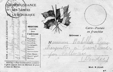 Iconographie - Correspondance des armées de la république. Verso