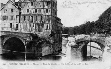 Iconographie - Meaux - Pont du Moulin