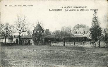 Iconographie - Vue générale du château de l'Aubraie