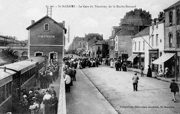 Iconographie - La gare du tramway de la Roche-Bernard