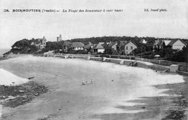 Iconographie - La plage des Souzeaux à mer basse