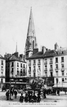 Iconographie - La place royale et la flèche de Saint-Nicolas