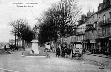 Iconographie - Compiègne - Statue Orthenin - Boulevard du Cours