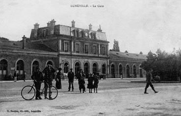 Iconographie - Lunéville - La gare