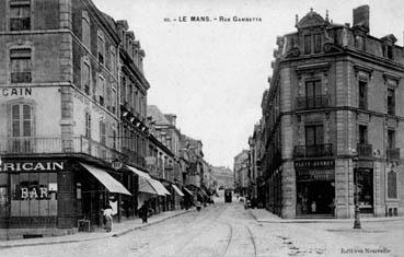 Iconographie - Le Mans - Rue Gambetta