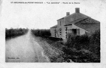 Iconographie - La Jannière - Route de la Roche