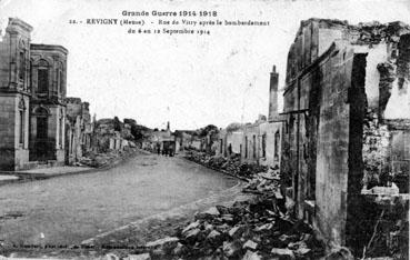 Iconographie - Rue de Vitry après le bombardement