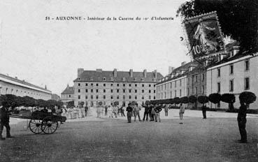 Iconographie - Auxonne - Intérieur de la caserne