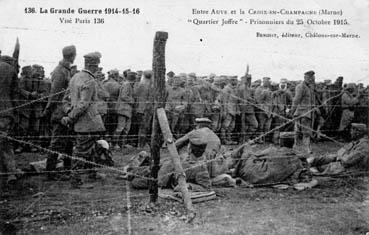 Iconographie - La grande guerre 1914-15-16. Entre Auve et la Croix-en-Champagne