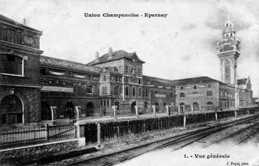 Iconographie - Epernay - Union Champenoise - Vue générale