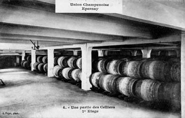 Iconographie - Epernay - Union Champenoise - Une partie des celliers