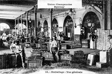 Iconographie - Epernay - Union Champenoise - Emballage - Vue générale