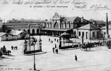 Iconographie - La gare Saint-Laud