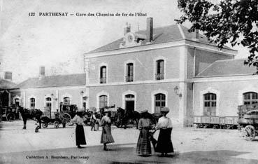 Iconographie - Gare des chemins de fer de l'état