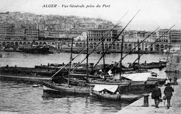 Iconographie - Alger - Vue générale prise du port