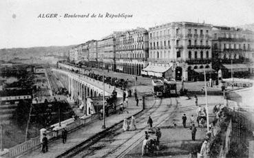 Iconographie - Alger - Boulevard de la Rébublique