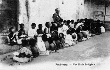 Iconographie - Pondichéry - Une école indigène